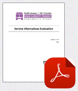 Service Alternatives Evaluation