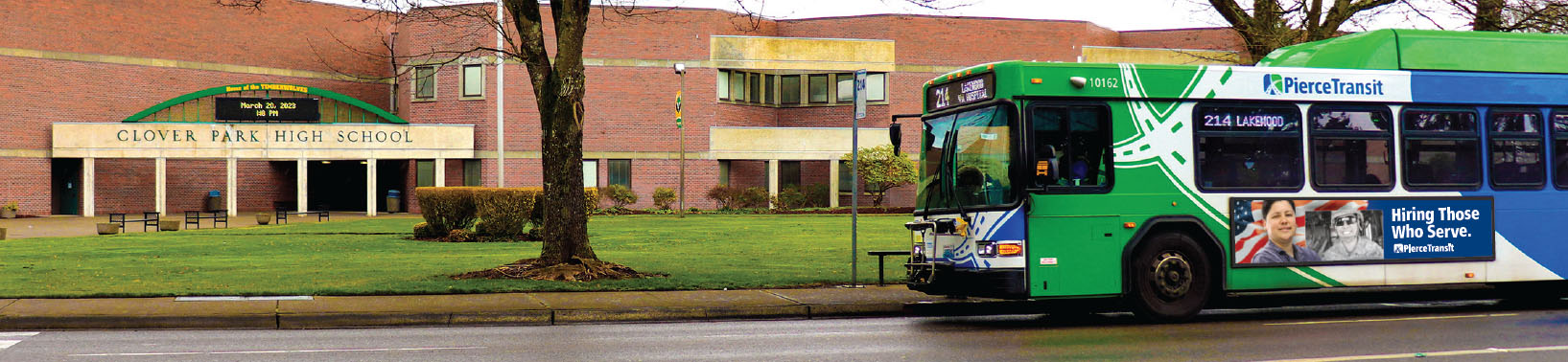 bus front of school