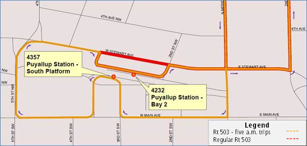 Route 503 Adjusted Map