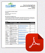 BRT community meeting PDF