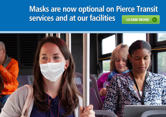 Masks are now option on Pierce Transit routes