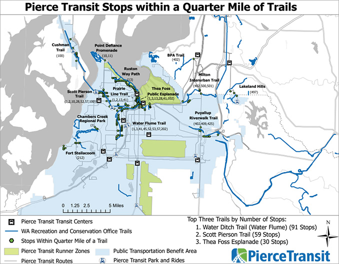 quartermile trail head map