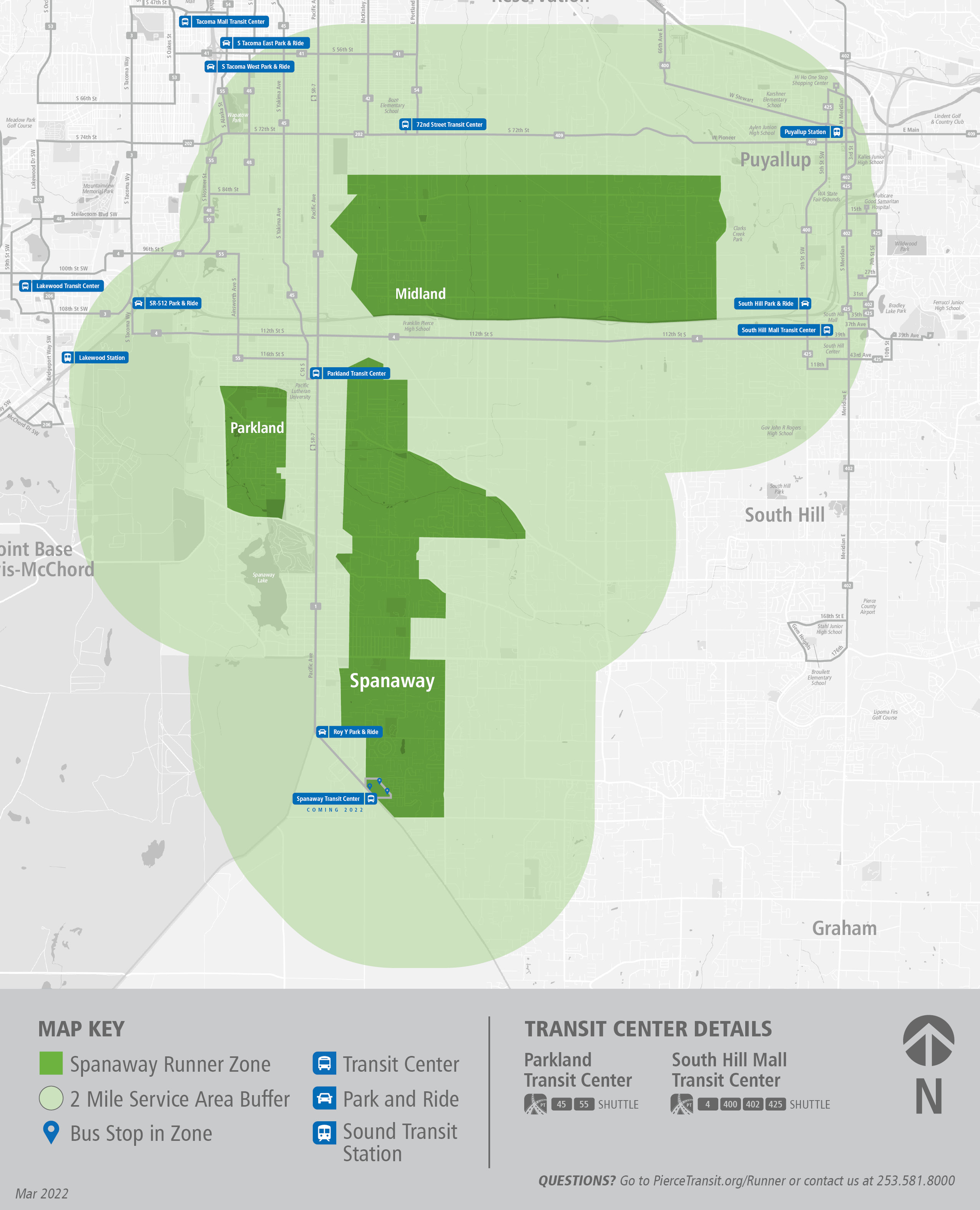 Spanaway Zone Maps