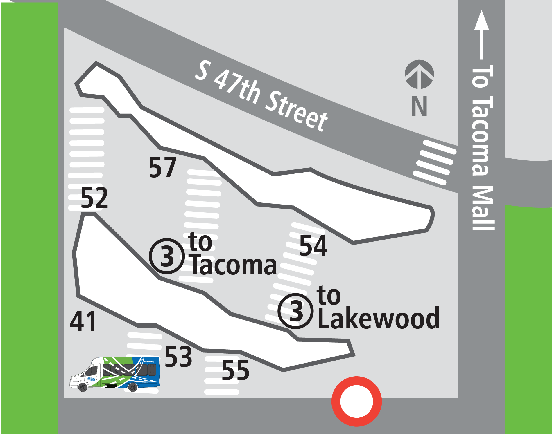 Tacoma Mall Map