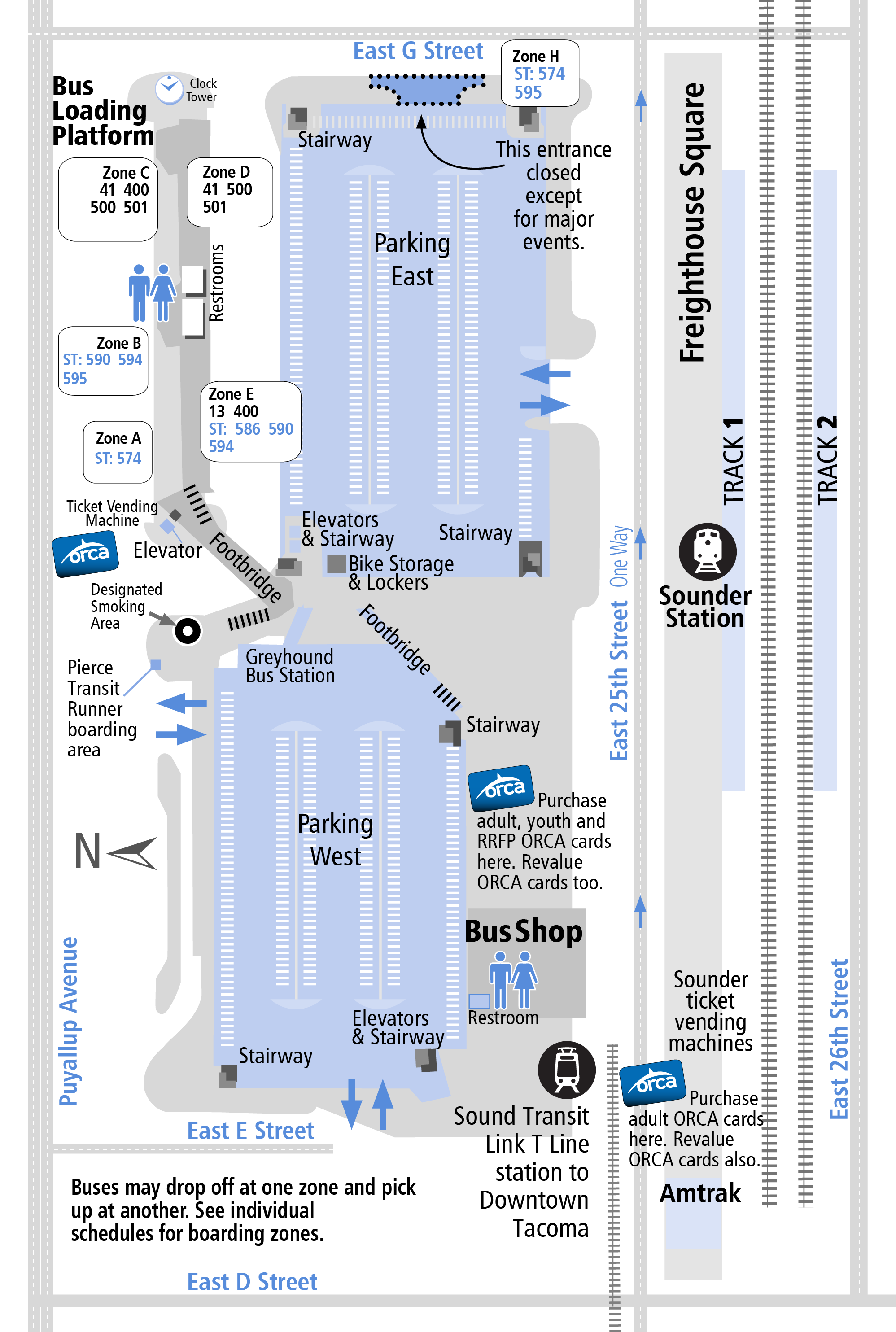 TDS Transit Center Map