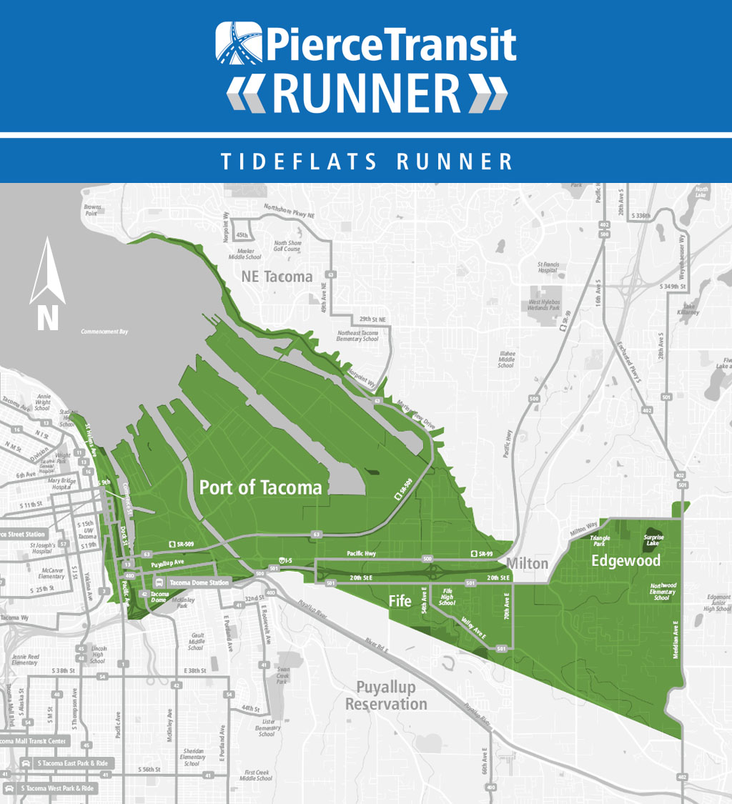 TIdeflats Runner Map