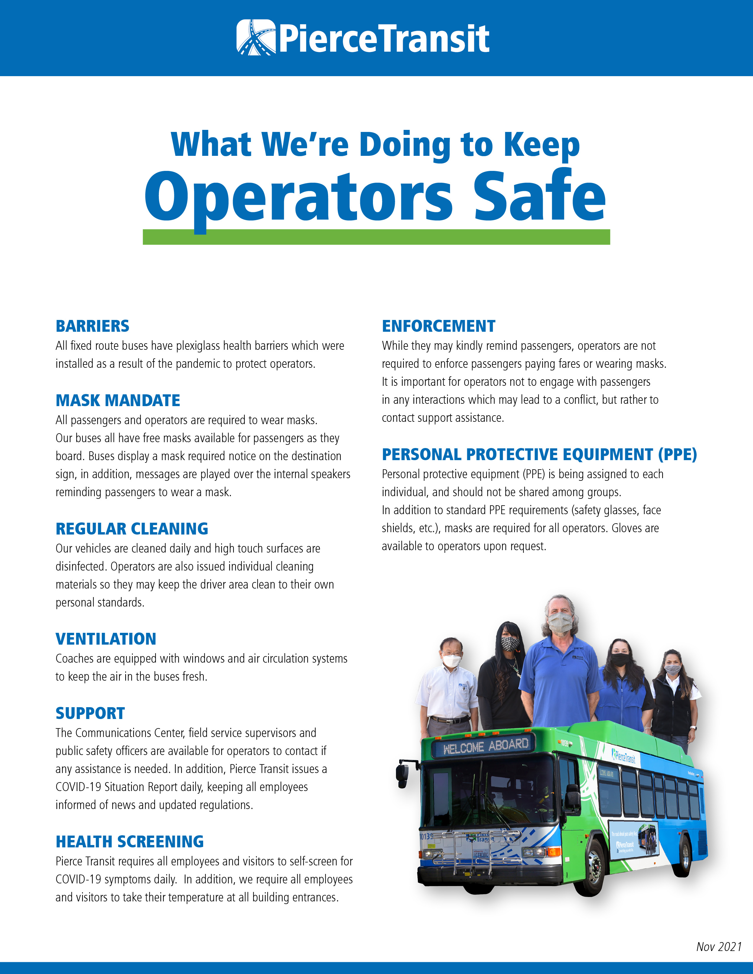 What We're Doing to Keep Operators Safe (Flier)